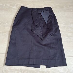 ✨H&M Dark Gray Bow Skirt